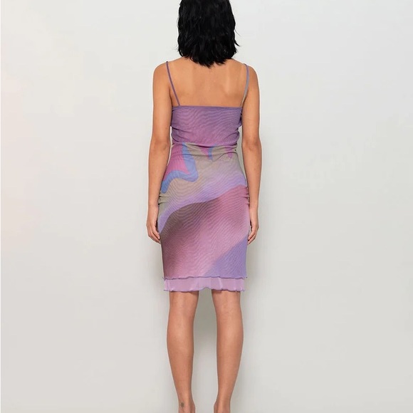NWT Expired Girl X Heeyajenny 2 Way Mesh Midi Dress - Picture 5 of 5